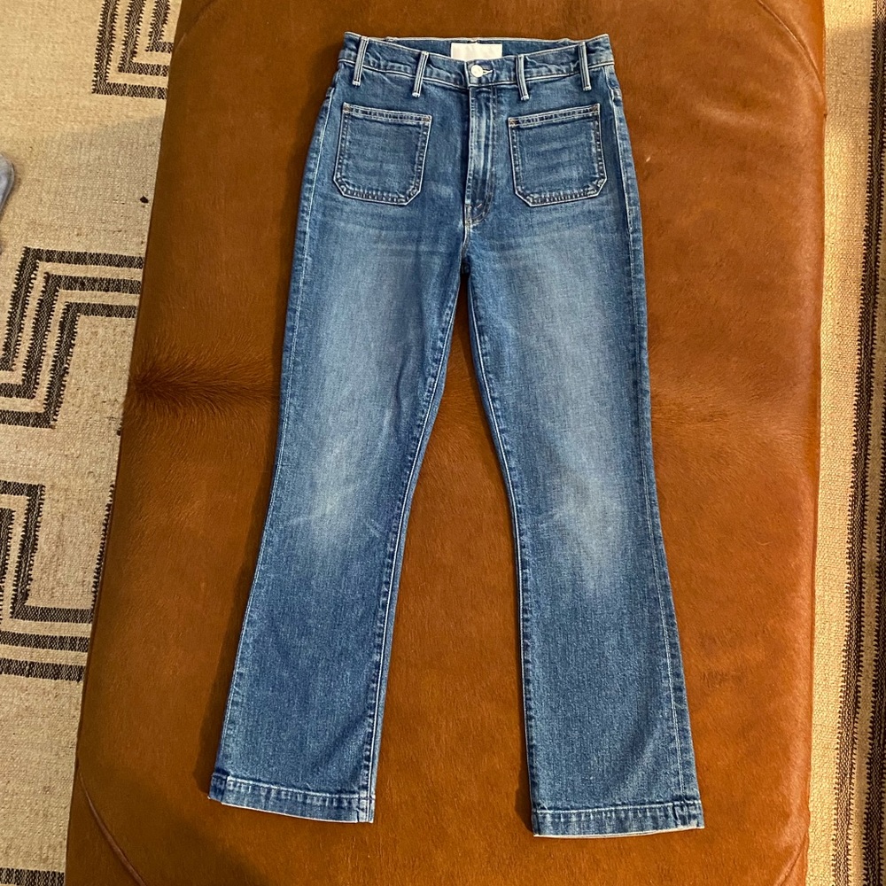 Mother denim the hustler patch pocket